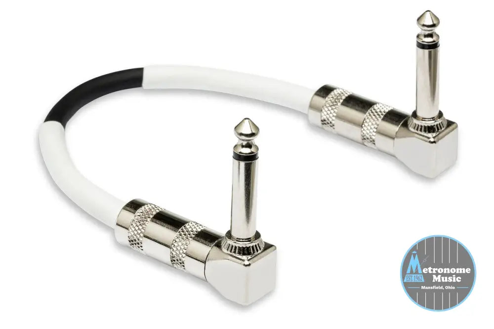 HOSA CPE-112 Guitar Patch Cable, Right-Angle To Same - Metronome Music Inc.