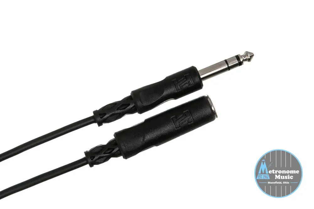 HOSA HPE-310 10' Headphone Extension Cable, 1/4 In TRS To 1/4 In TRS - Metronome Music Inc.