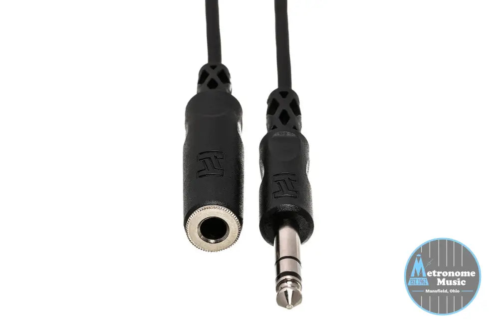 HOSA HPE-310 10' Headphone Extension Cable, 1/4 In TRS To 1/4 In TRS - Metronome Music Inc.