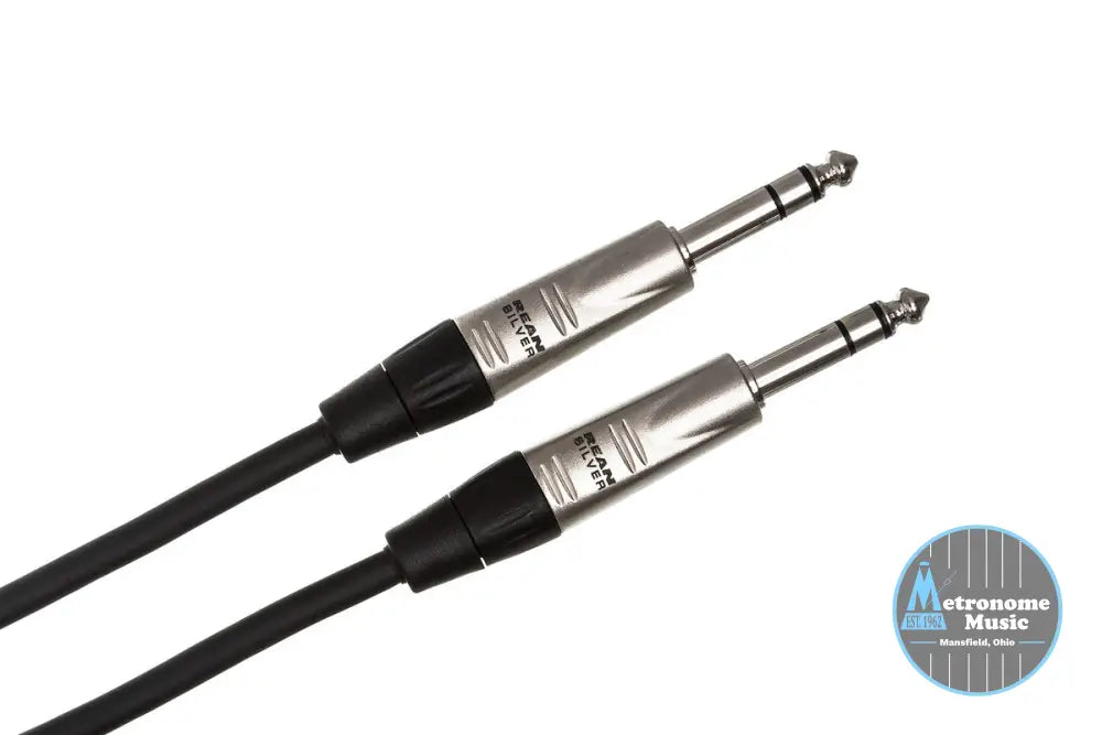HOSA HSS-020 20' Pro Balanced Interconnect, REAN 1/4 In TRS To Same - Metronome Music Inc.