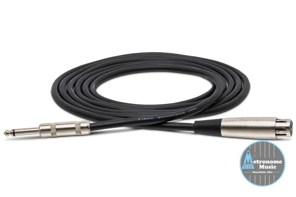 HOSA MCH-125 25' Microphone Cable XLR3F to TS - Metronome Music Inc.