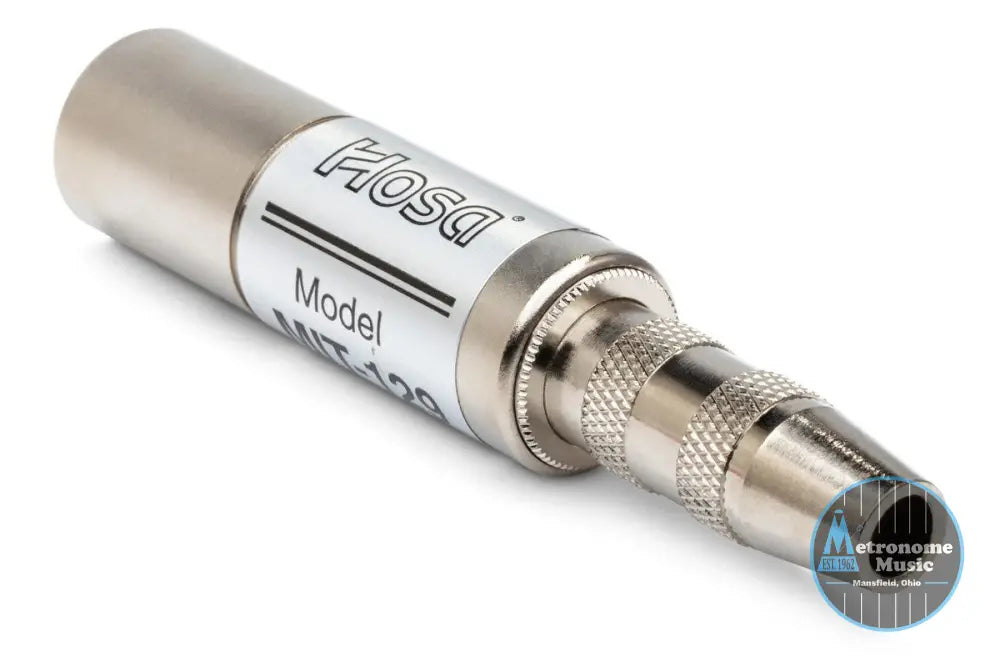 HOSA MIT-129 Impedance Transformer, 1/4 In TSF To XLR3M - Metronome Music Inc.
