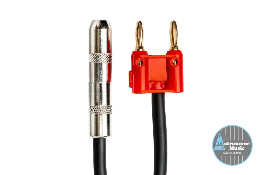 HOSA Speaker Adaptor, 1/4 In TS To Dual Banana - Metronome Music Inc.