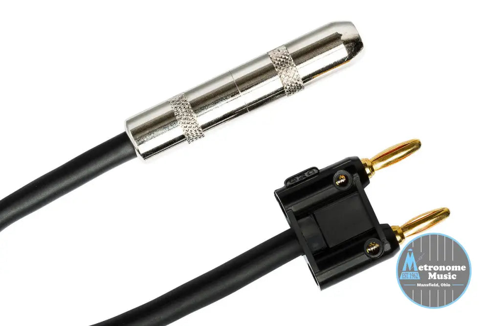 HOSA Speaker Adaptor, 1/4 In TS To Dual Banana - Metronome Music Inc.