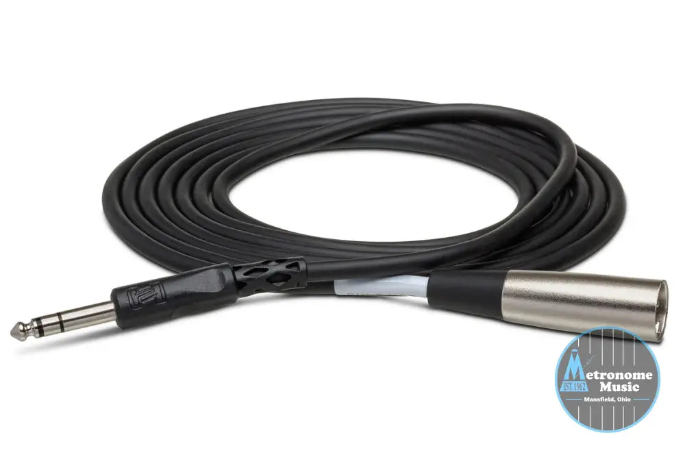 HOSA STX-110M 10' Balanced Interconnect, 1/4 In TRS To XLR3M - Metronome Music Inc.