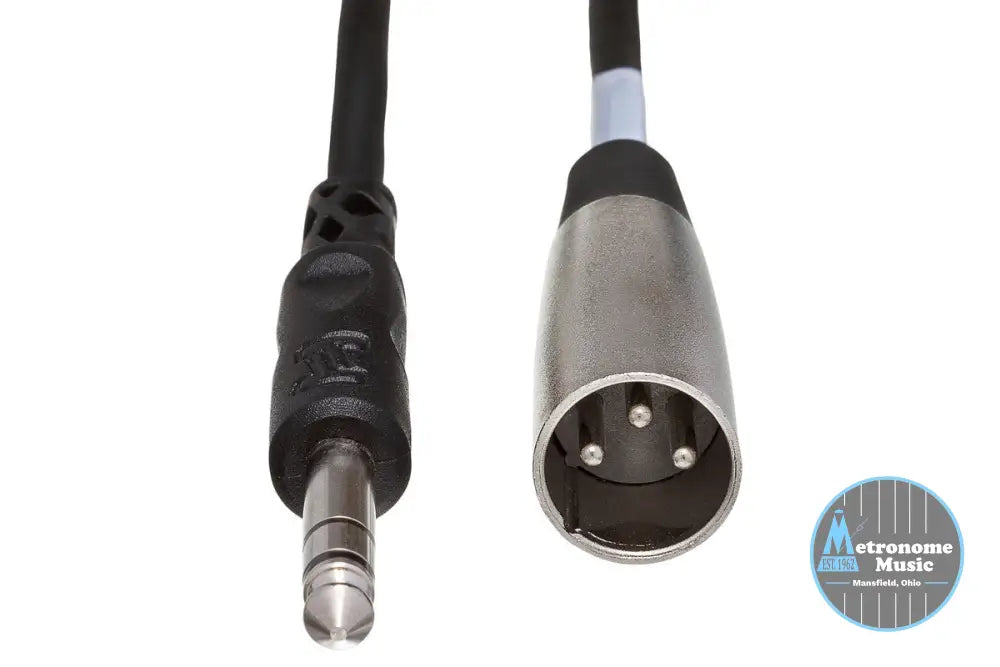 HOSA STX-110M 10' Balanced Interconnect, 1/4 In TRS To XLR3M - Metronome Music Inc.