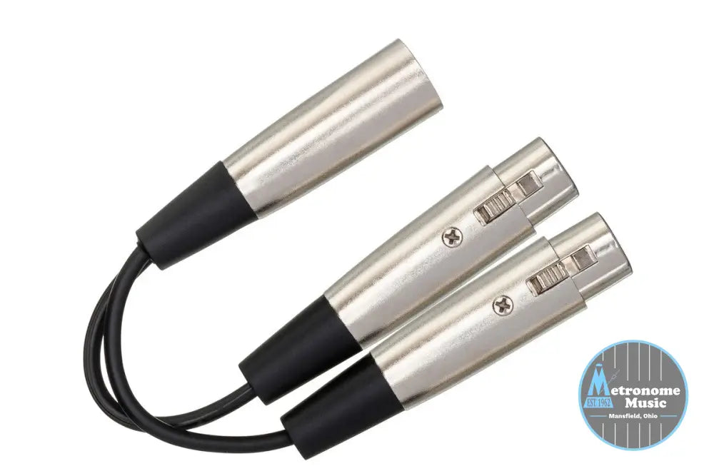 HOSA YXF-119 Y Cable, Dual XLR3F To XLR3M - Metronome Music Inc.