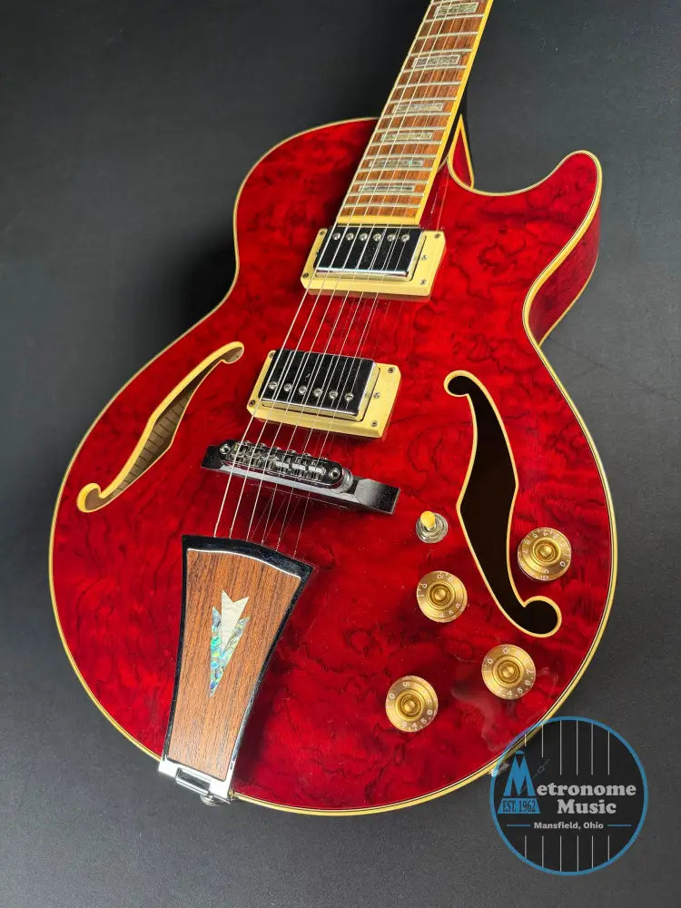 Ibanez Artcore AG86 w/Case - Transparent Red (Used) - Metronome Music