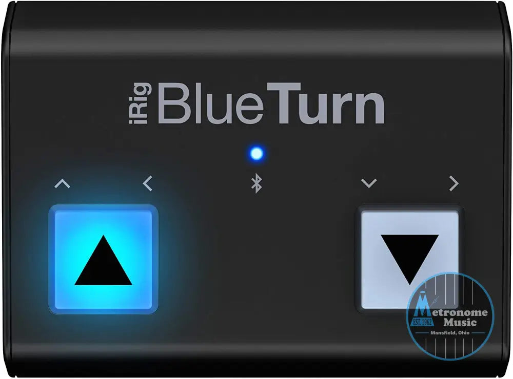 IK Multimedia iRig BlueTurn Bluetooth Page Turner - Metronome Music Inc.
