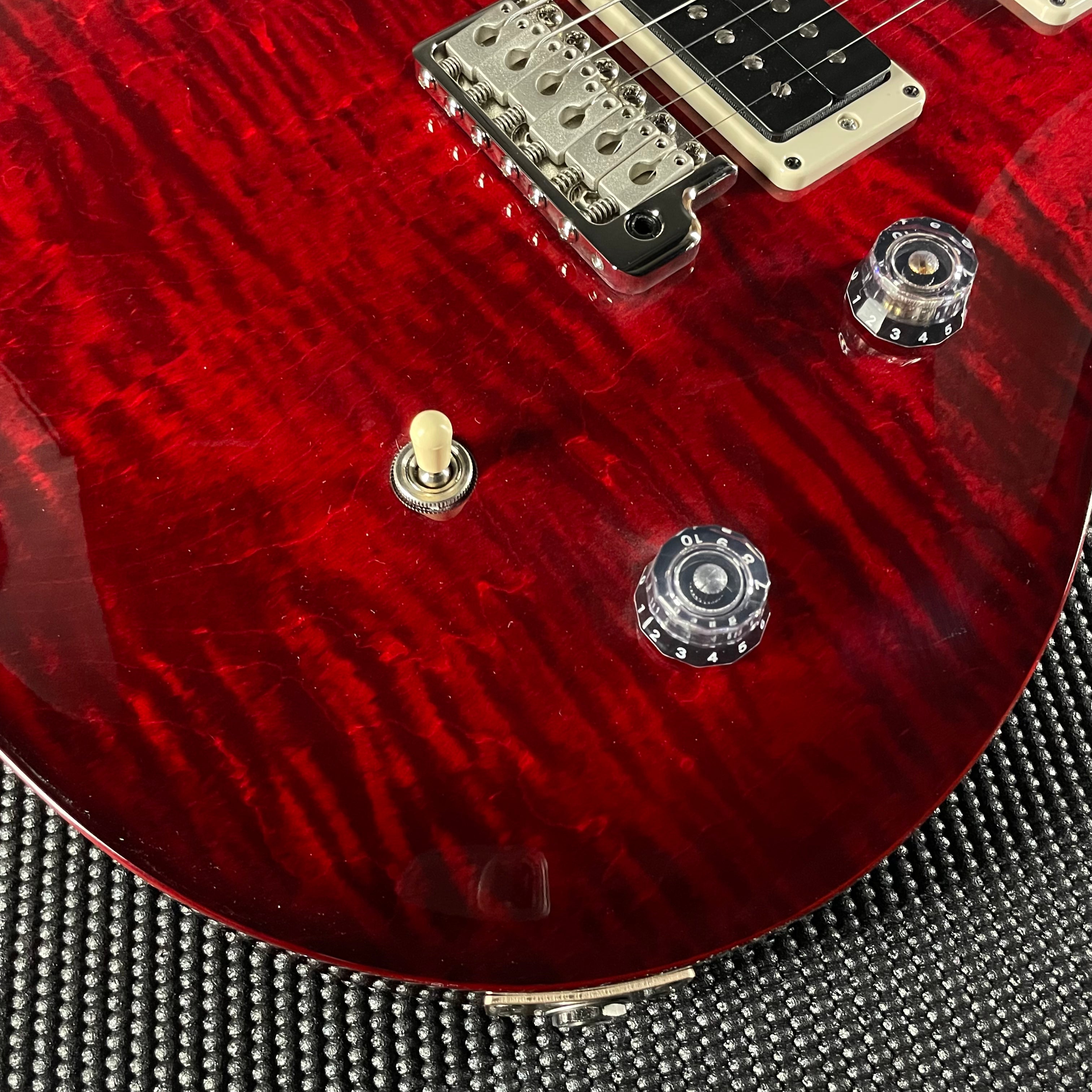 Paul Reed Smith, PRS CE 24 Semi-Hollow- Fire Red Burst (0365593) - Metronome Music Inc.