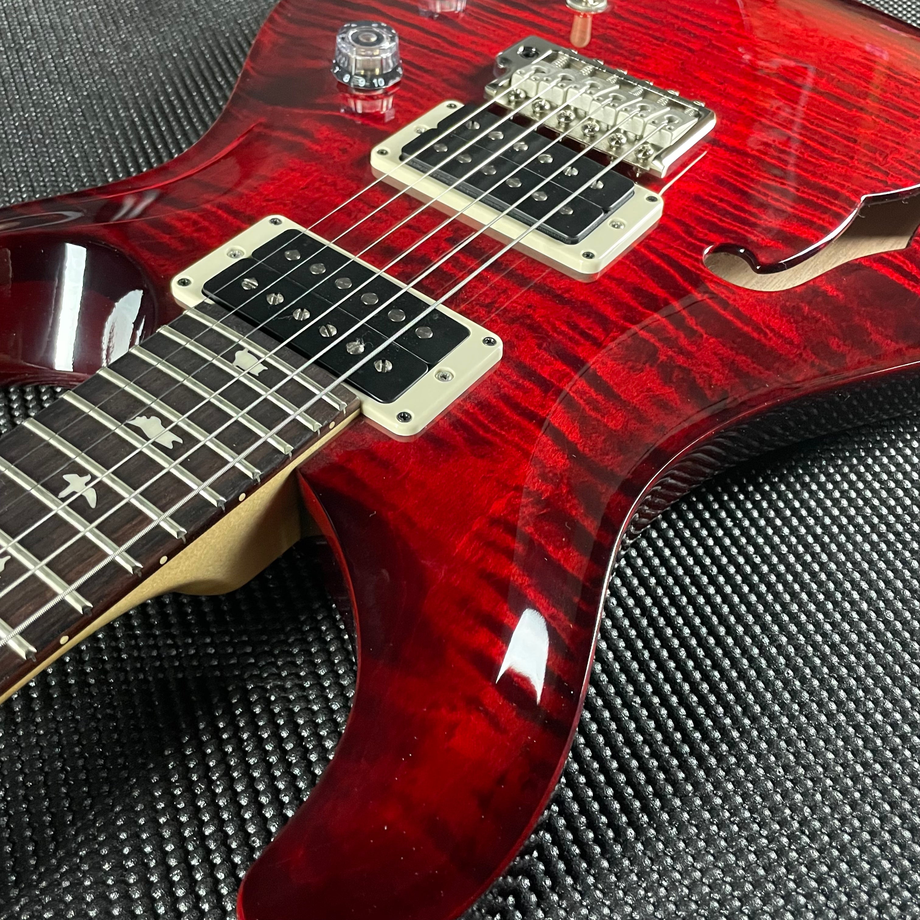 Paul Reed Smith, PRS CE 24 Semi-Hollow- Fire Red Burst (0365593) - Metronome Music Inc.