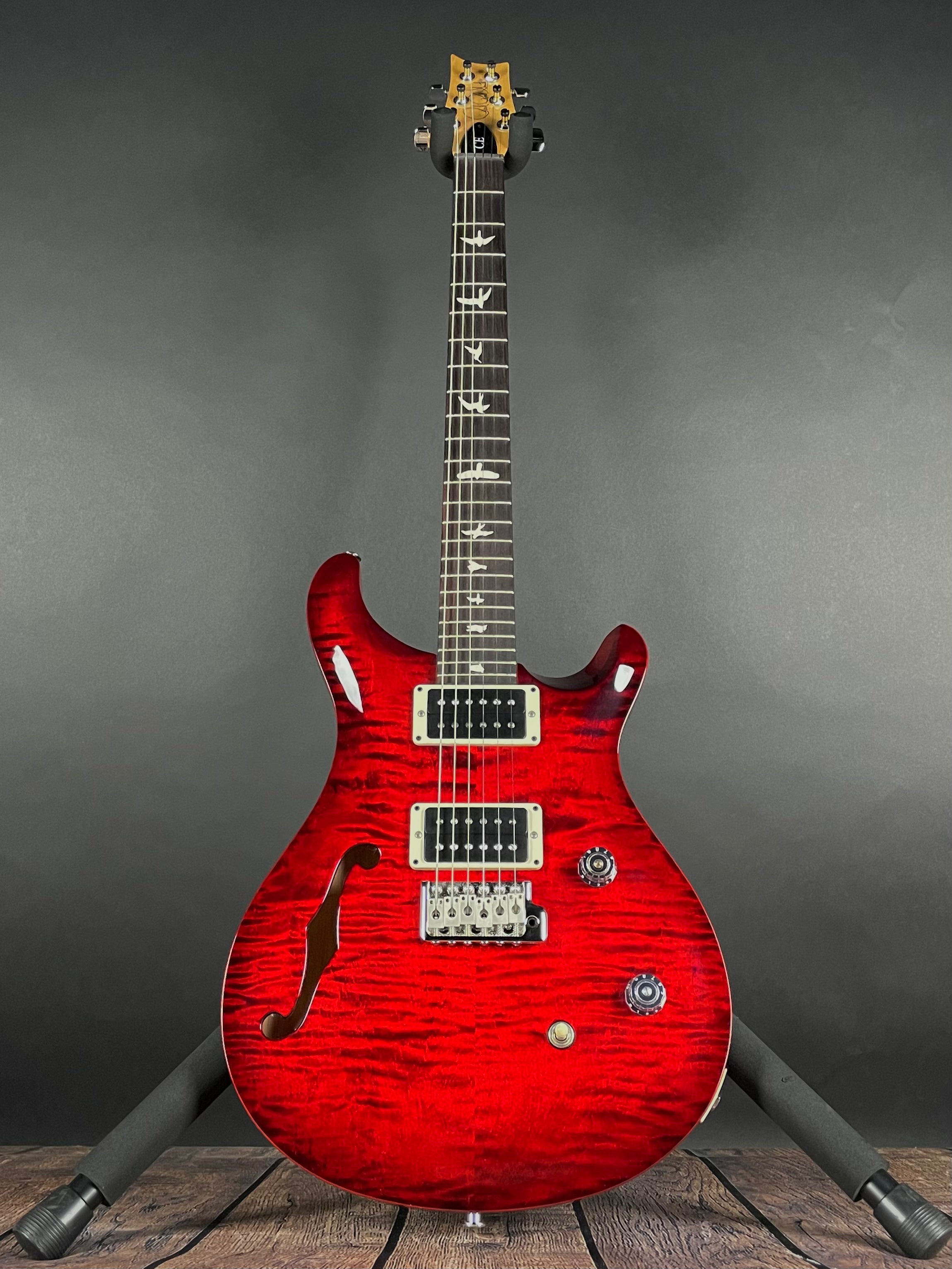 Paul Reed Smith, PRS CE 24 Semi-Hollow- Fire Red Burst (0365593) - Metronome Music Inc.