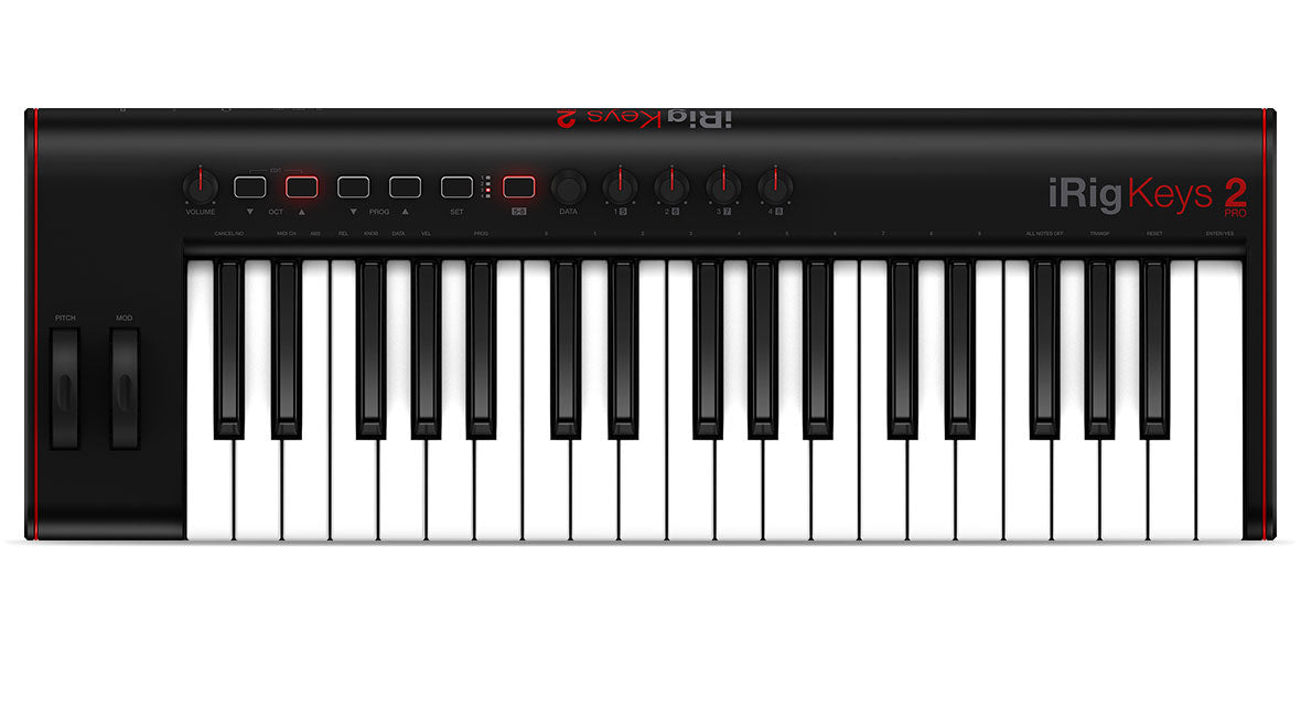IK Multimedia iRig Keys 2 Pro 37-key Controller for iOS, Android, and Mac/PC - Metronome Music Inc.