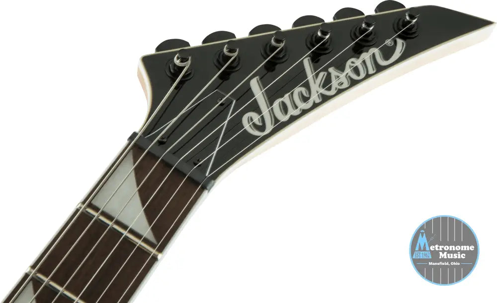 Jackson JS Series Rhoads JS32T, Amaranth Fingerboard, White with Black Bevels - Metronome Music Inc.