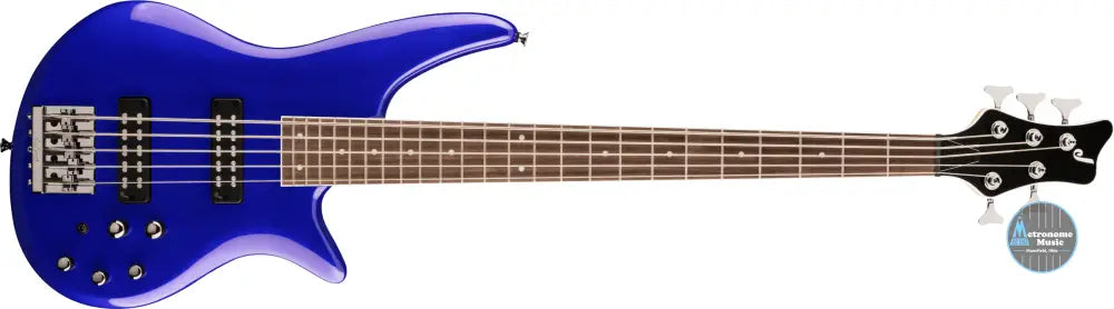 Jackson JS Series Spectra Bass JS3V, Laurel - Indigo Blue - Metronome Music Inc.