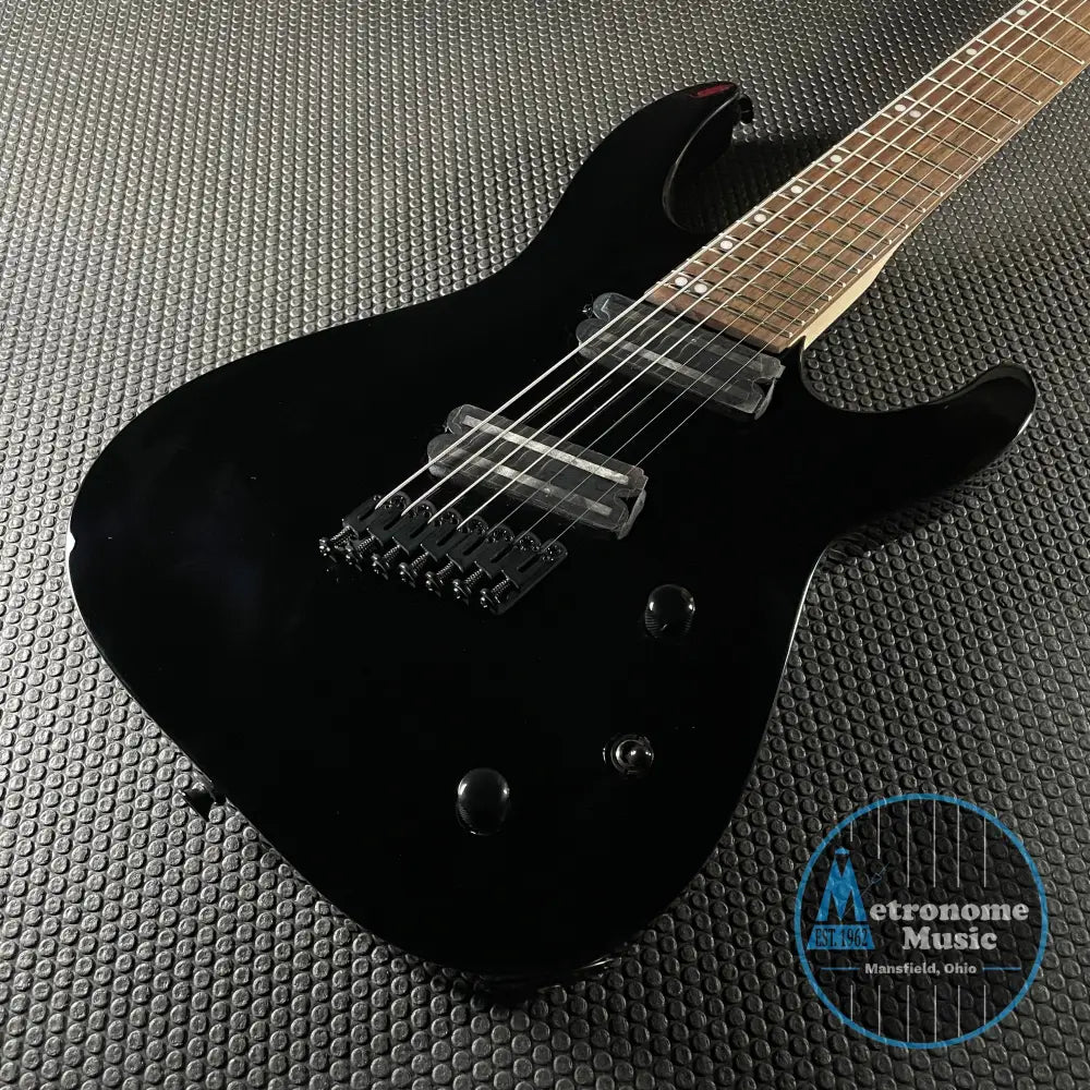 Jackson X Series Dinky Arch Top DKAF7 Multi-Scale- Gloss Black (7lbs 12oz) - Metronome Music Inc.
