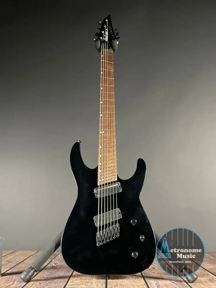 Jackson X Series Dinky Arch Top DKAF7 Multi-Scale- Gloss Black (7lbs 12oz) - Metronome Music Inc.
