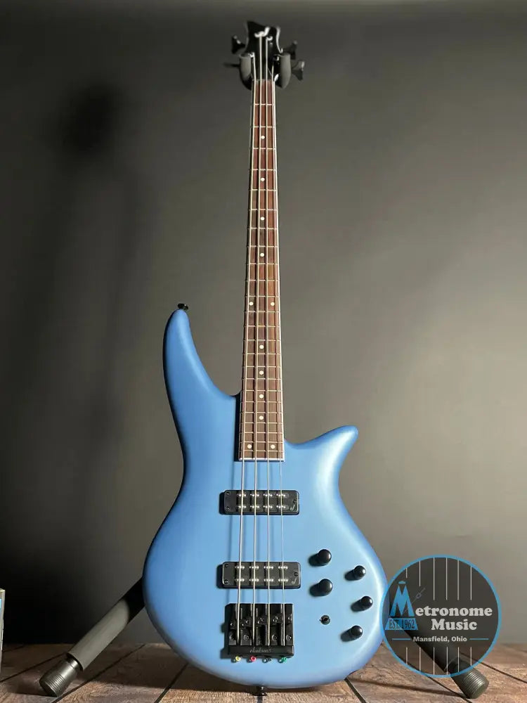 Jackson X Series Spectra Bass SBX IV- Matte Blue Frost (8lbs 6oz) - Metronome Music Inc.