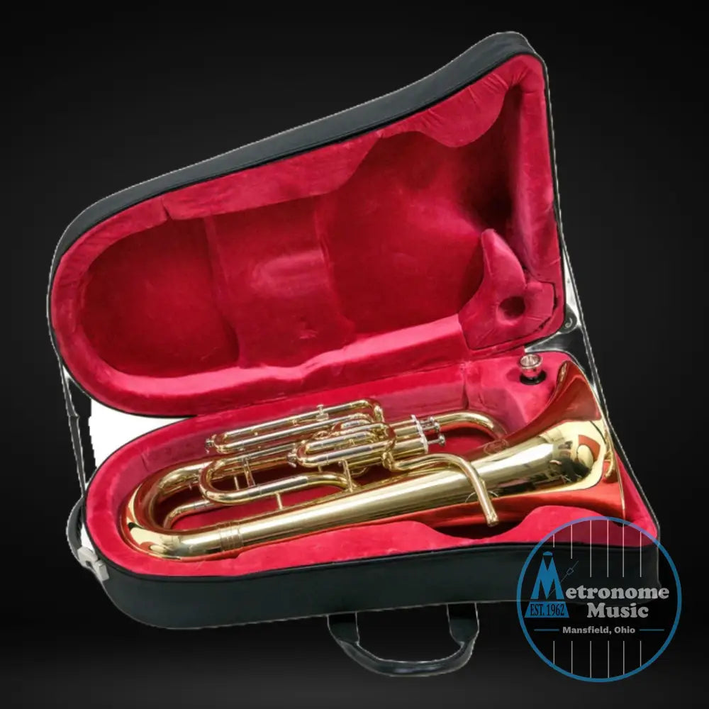 John Packer JP174ILS In-Line 4-Valve Euphonium w/Case, Silver Plated - Metronome Music Inc.