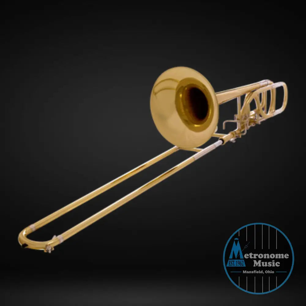 John Packer JP232 Bb/F Bass Trombone w/Case, Gold Lacquer (Special Order) - Metronome Music Inc.