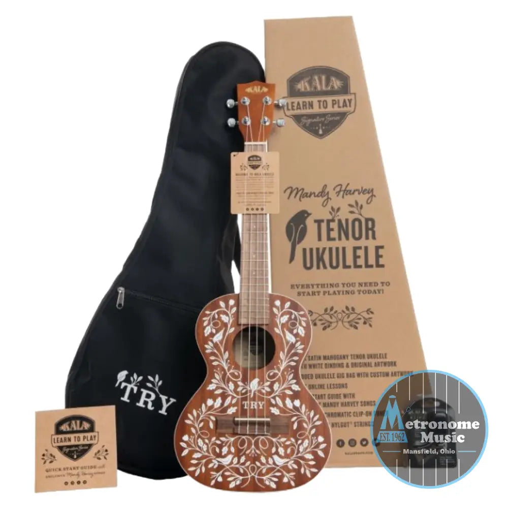Kala Mandy Harvey Learn To Play Signature Series Tenor Ukulele - Metronome Music Inc.