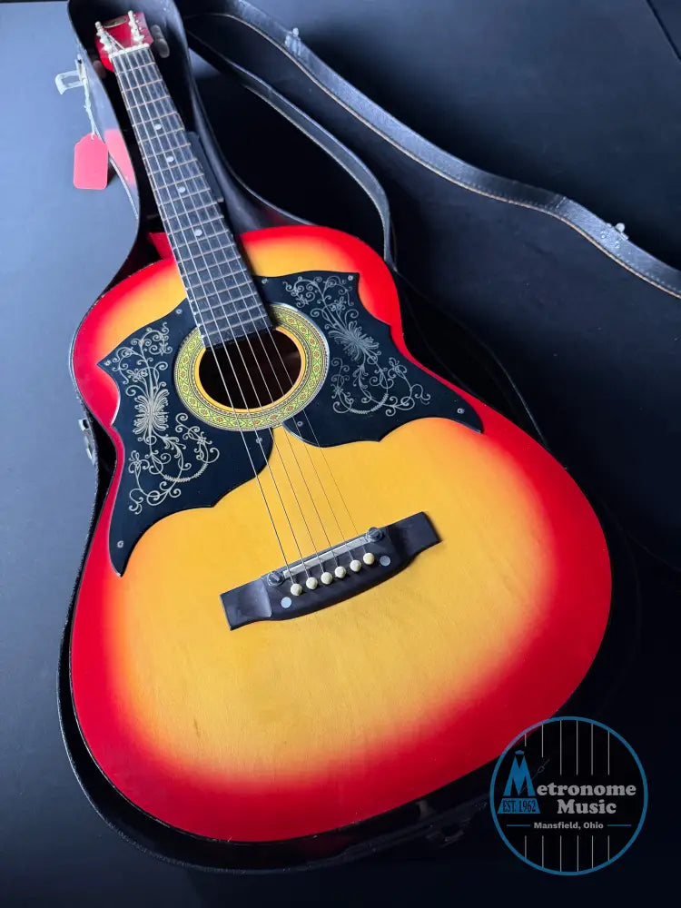 Kay Model No. 345 Acoustic Guitar w/ Case (1960s) - Acoustic Guitar