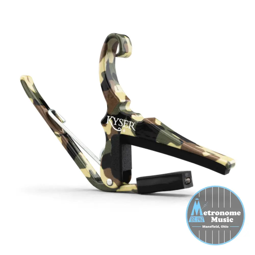Kyser Acoustic Guitar Capo Camo 2.0 - Metronome Music Inc.