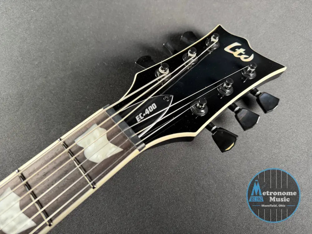 LTD EC-400QM See Thru Black Sunburst - Metronome Music Inc.