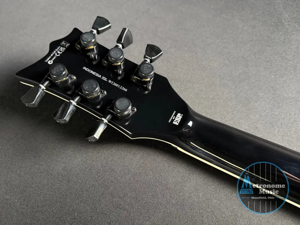 LTD EC-400QM See Thru Black Sunburst - Metronome Music Inc.