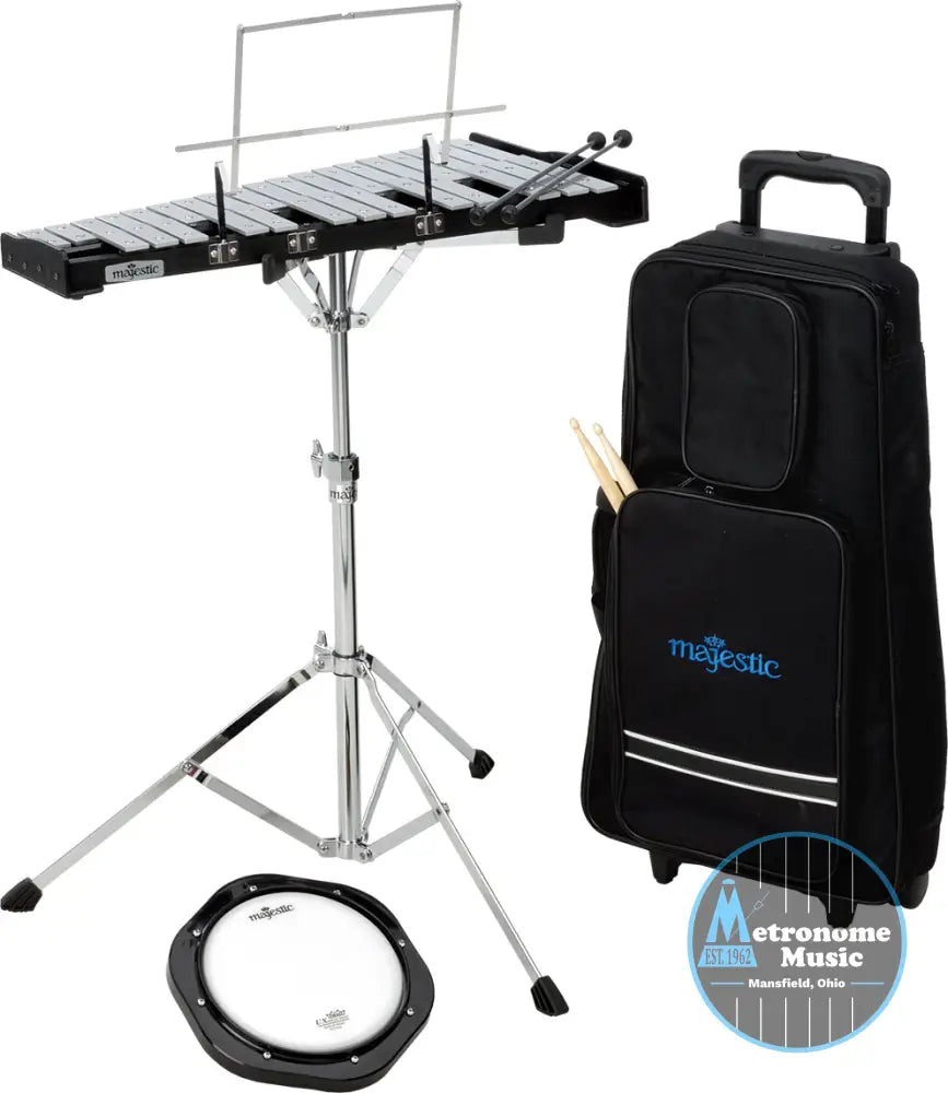 Majestic AK32PC Bell Educational Kit with Rolling Bag - Metronome Music Inc.