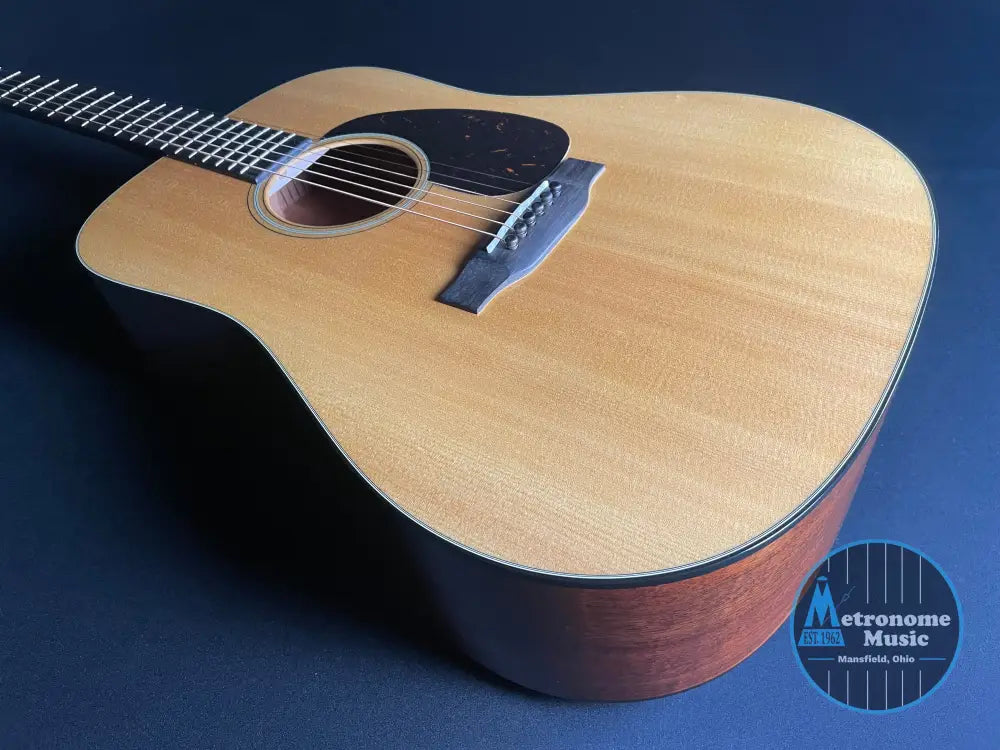 Martin D-18 Standard w/Hardshell Case - Natural (2025) - Metronome Music Inc.