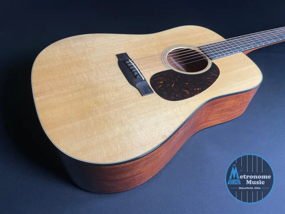 Martin D-18 Standard w/Hardshell Case - Natural (2025) - Metronome Music Inc.