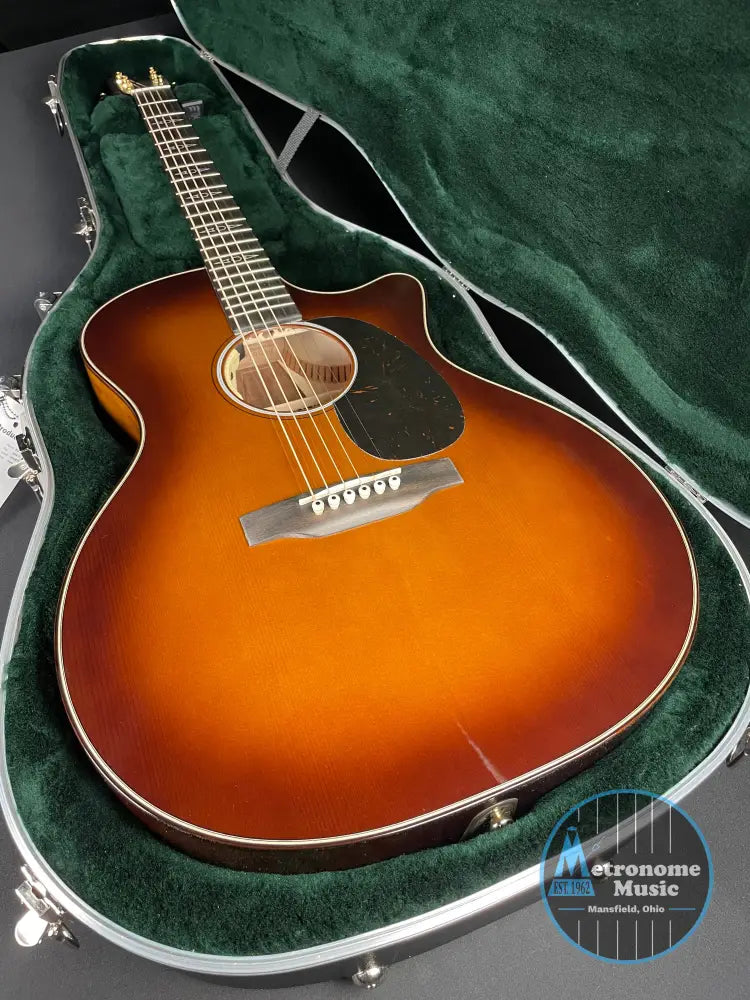 Martin GPCE Inception Maple w/Hardshell Case - Amber Fade Sunburst (2025) - Metronome Music Inc.