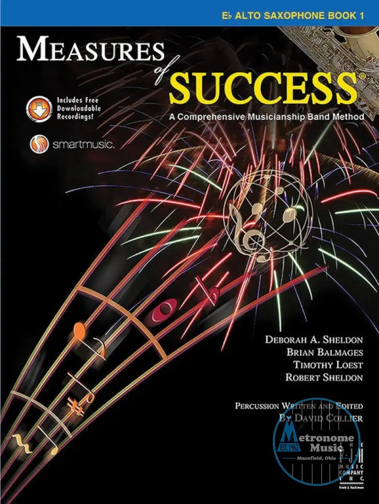 Measures of Success Alto Saxophone Book 1 - Metronome Music Inc.