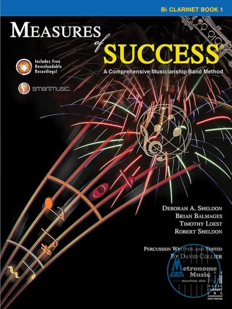 Measures of Success Clarinet Book 1 - Metronome Music Inc.