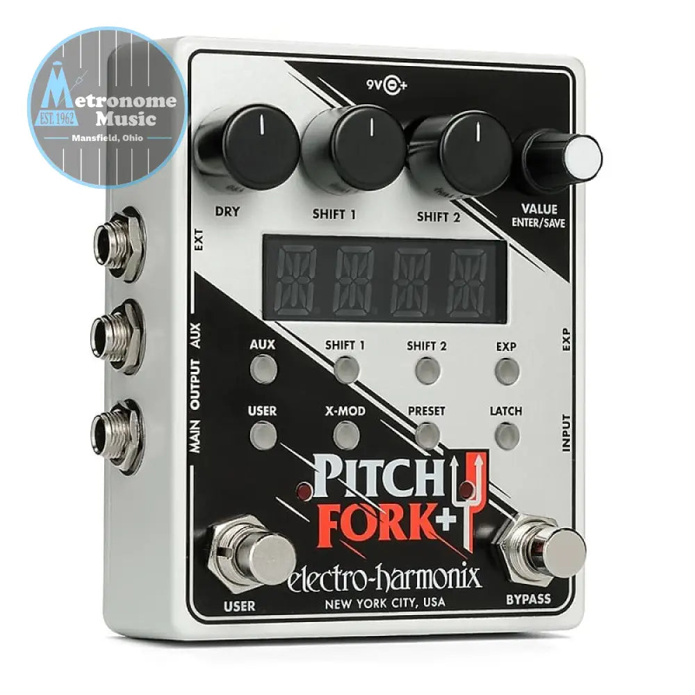 Electro-Harmonix Pitch Fork+ Polyphonic Pitch Shifter - Metronome Music Inc.