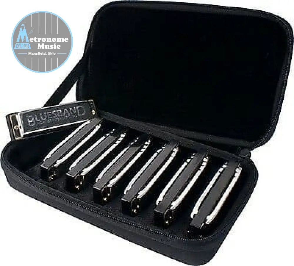 Hohner Bluesband Seven Piece Harmonica Set (A, Bb, C, D, E, F) - Metronome Music Inc.