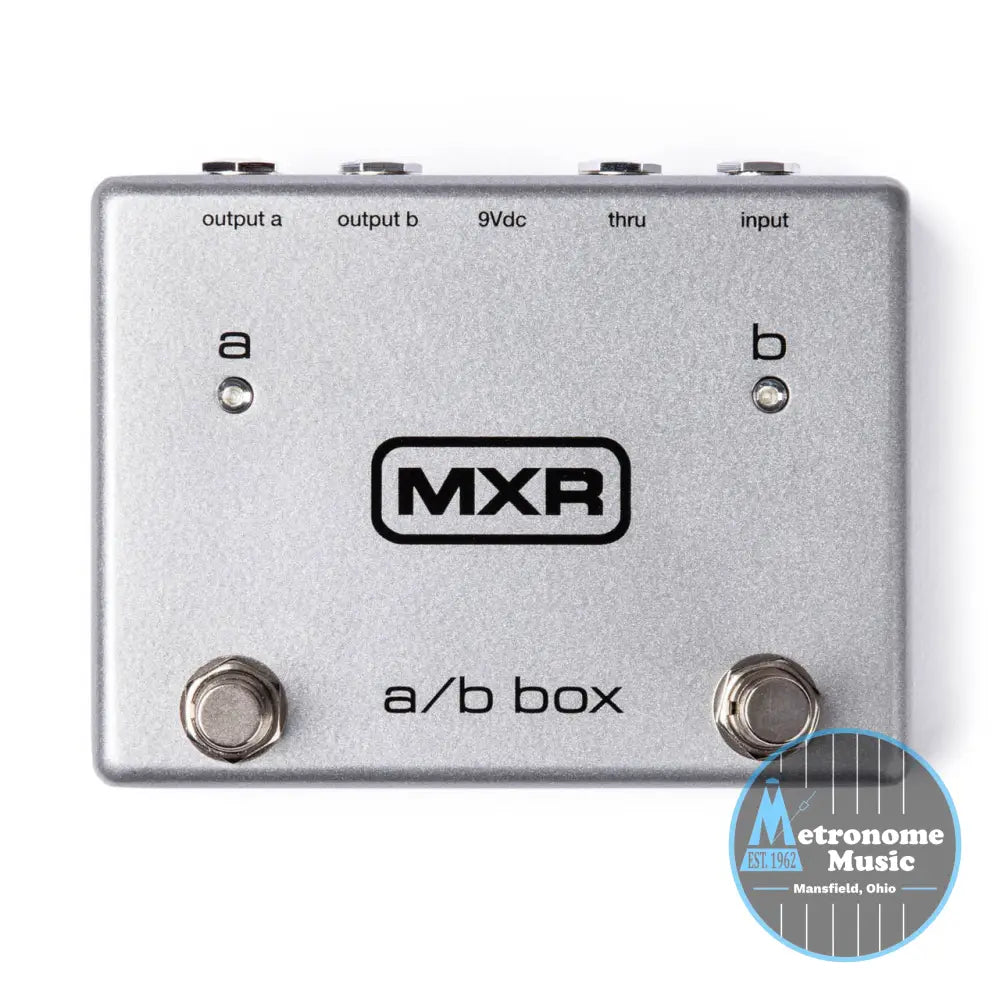 MXR M196 A/B Box Signal Switcher Pedal - Metronome Music Inc.