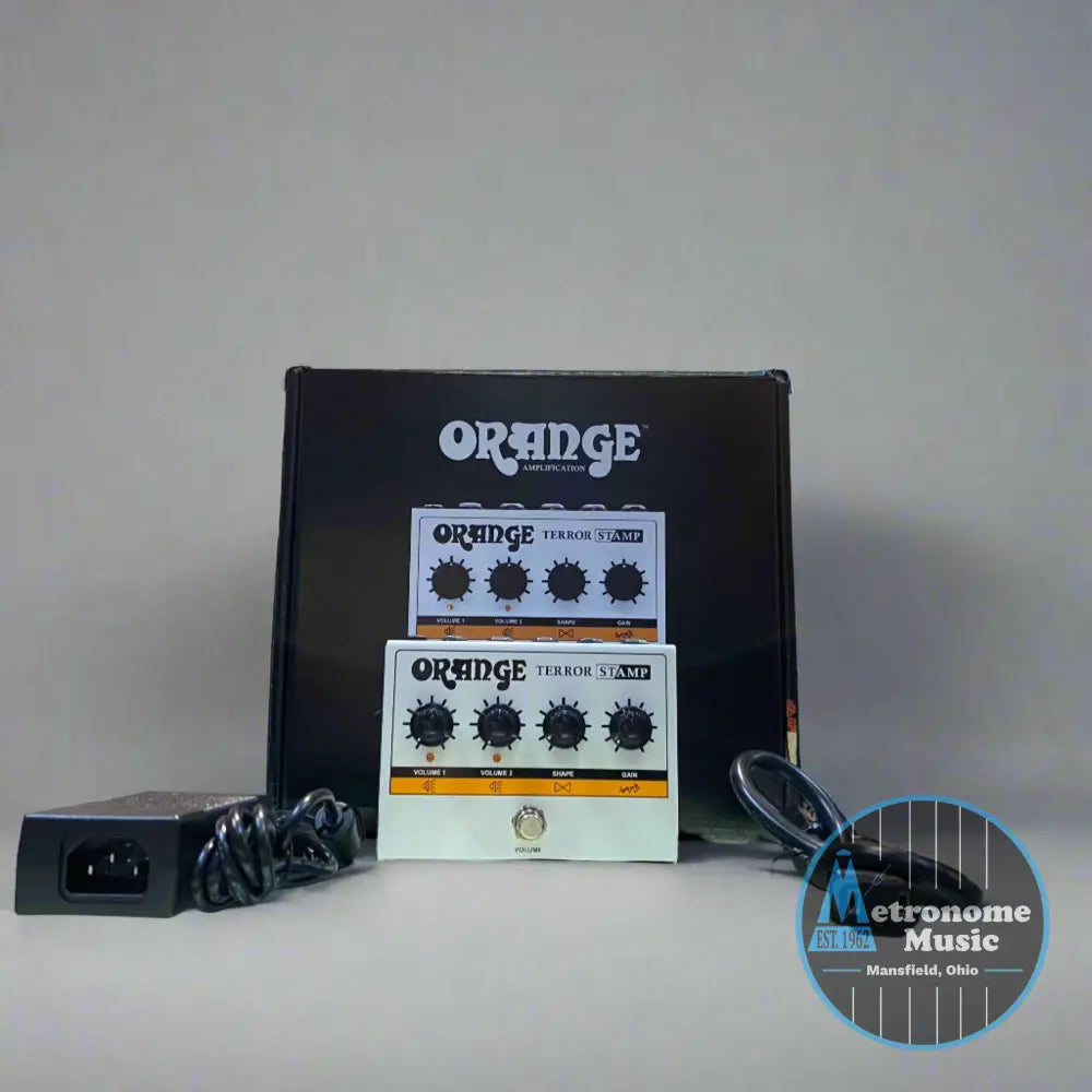 Orange Terror Stamp 20-watt Valve Hybrid Guitar Amp Pedal - Metronome Music Inc.