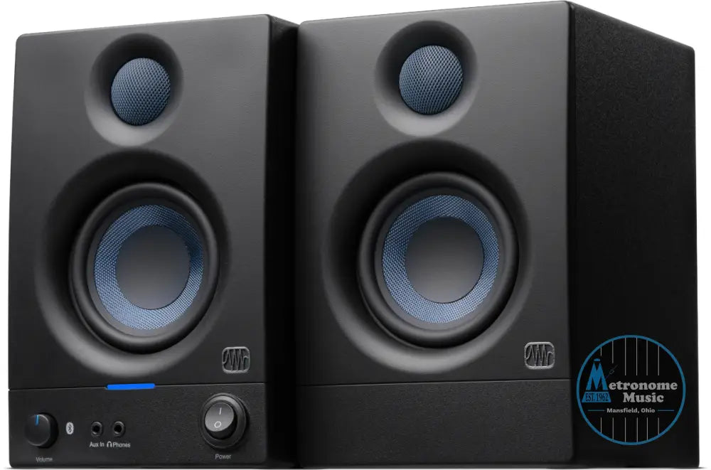 PreSonus Eris 3.5BT Powered Bluetooth Studio Monitors Pair - Metronome Music Inc.