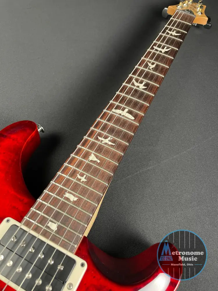 PRS CE 24 Semi-Hollow w/Gig Bag - Fire Red Burst - Metronome Music Inc.