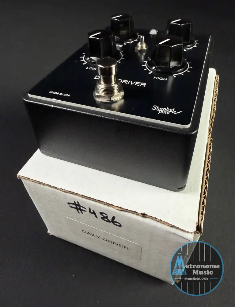 Shnobel Tone Daily Driver Overdrive - Black (Used) - Guitar Effects