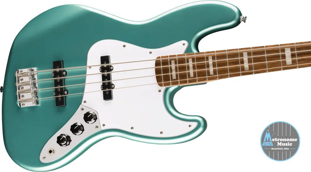 Squier Affinity Series Active Jazz Bass - Mystic Sea Foam Green - Metronome Music Inc.