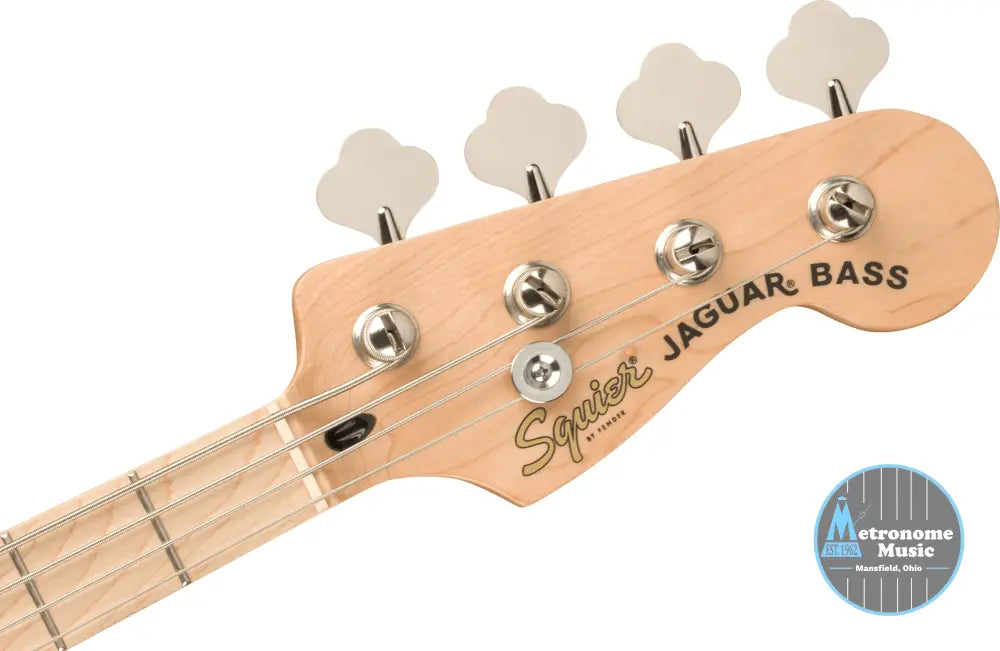 Squier Affinity Series Jaguar Bass H - Black - Metronome Music Inc.