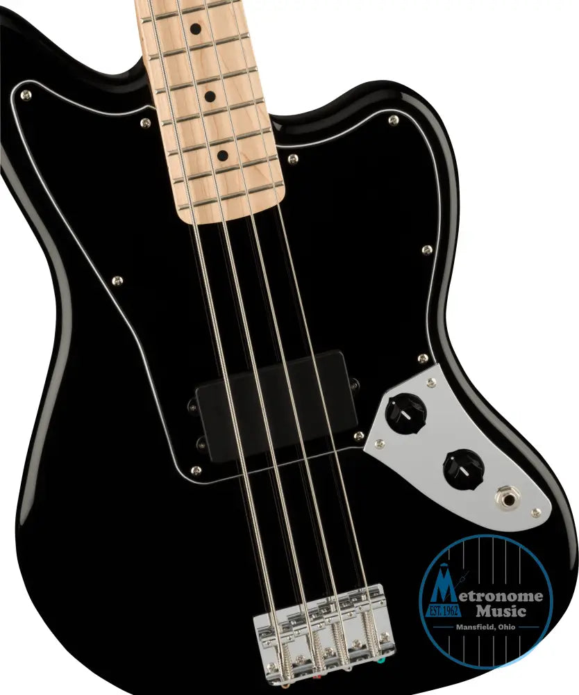 Squier Affinity Series Jaguar Bass H - Black - Metronome Music Inc.
