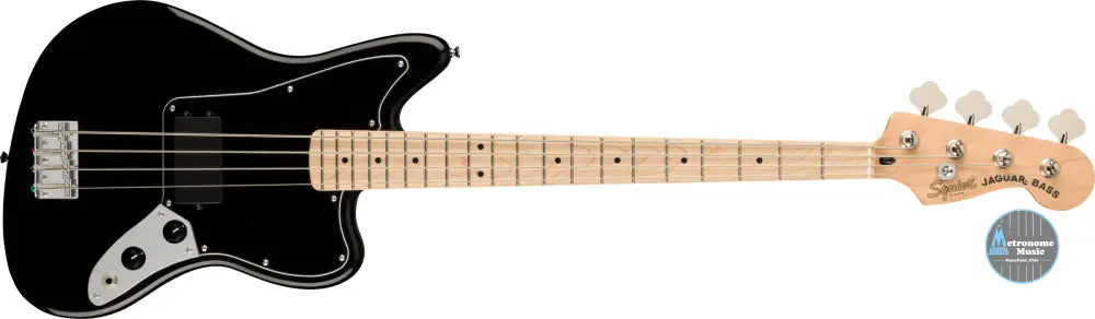 Squier Affinity Series Jaguar Bass H - Black - Metronome Music Inc.