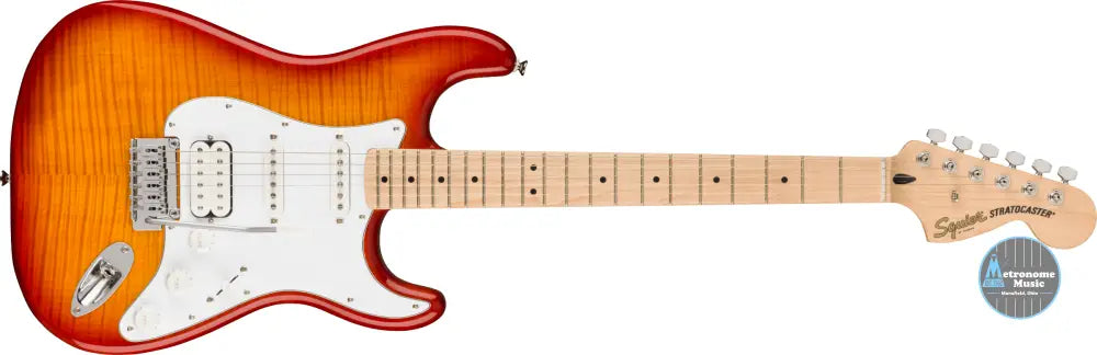 Squier Affinity Series Stratocaster FMT HSS, Maple - Sienna Sunburst - Metronome Music Inc.
