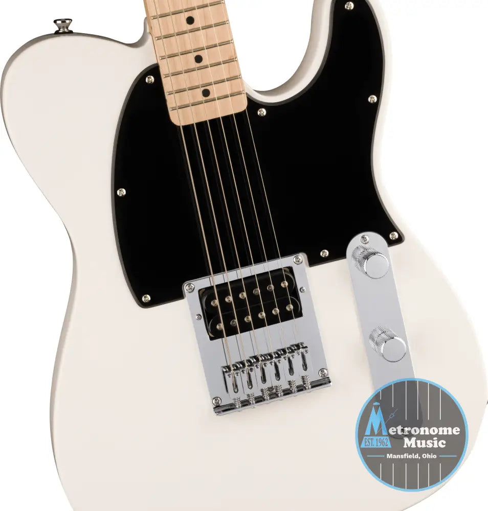 Squier Sonic Esquire H - Arctic White - Metronome Music Inc.