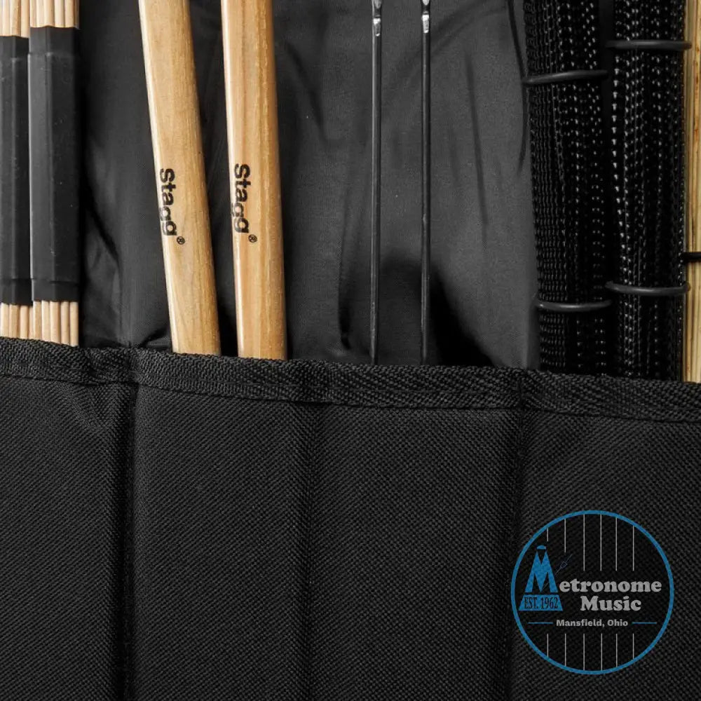 STAGG NYLON DRUMSTICK BAG-BLACK - Metronome Music Inc.