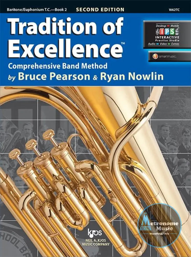 Tradition of Excellence Book 2- Baritone/Euphonium T.C. - Metronome Music Inc.